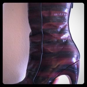 Sharp & definitely RARE eel skin Givenchy SZ 7.5❣️